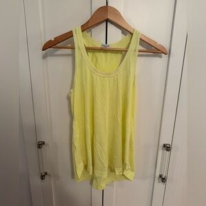 Splendid Yellow loose fitting tank top yellow size s